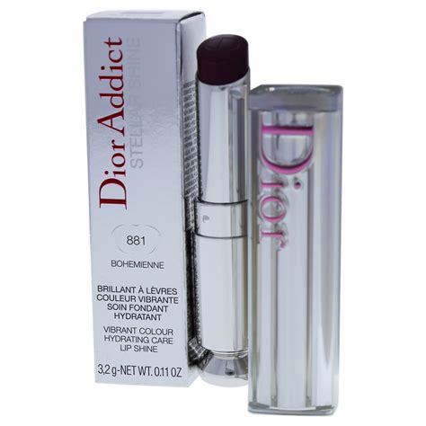 r dior addict stellar shine lipstick 881 bohemiene 試色|Dior Addict stellar shine.